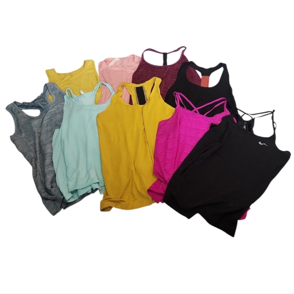 Lot Of Women's Assorted Athletic Tank Tops S/M